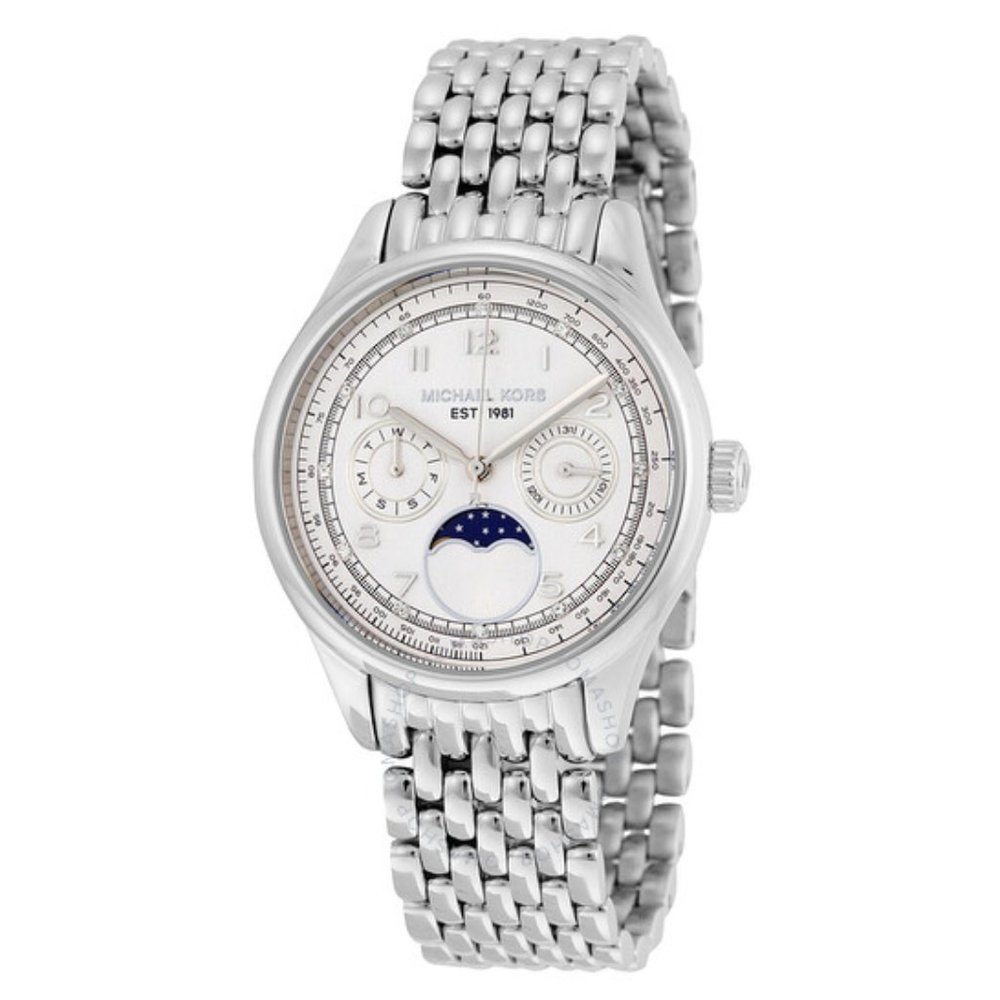 NEW Michael Kors Silver Amelia Watch MK6180 - Picture 6 of 9